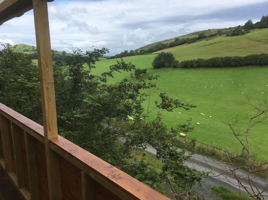 Cabin Pren , Darowen , Machynlleth Lägenhet Exteriör bild